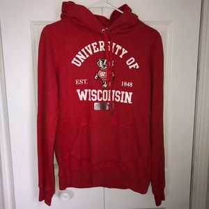 PINK Collegiate Collection Wisconsin Hoodie
